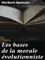 Les bases de la morale évolutionniste