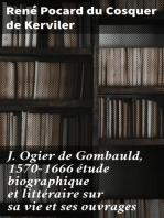 J. Ogier de Gombauld, 1570-1666 étude biographique et littéraire sur sa vie et ses ouvrages