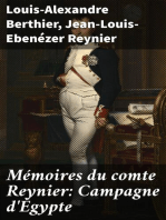 Mémoires du comte Reynier: Campagne d'Égypte