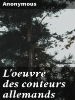 L'oeuvre des conteurs allemands: Mémoires d'une chanteuse allemande traduit pour la première fois en français avec des fragments inédits