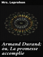 Armand Durand; ou, La promesse accomplie