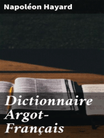 Dictionnaire Argot-Français