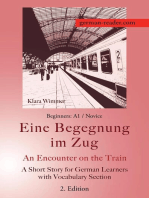 German Reader, Level 1 Beginners (A1): Eine Begegnung im Zug: German Reader, #4