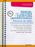 Manual de lectura y escritura universitarias: Prácticas de taller