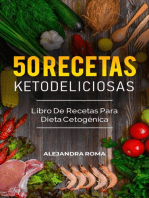 50 Recetas Ketodeliciosas, Libro De Recetas Para Dieta Cetogénica
