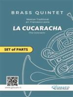 Brass Quintet (set of parts) "La Cucaracha"
