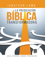 La predicación bíblica transformadora