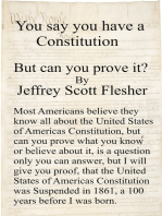 You Say You Have A Constitution