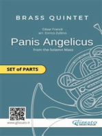 Panis Angelicus - Brass Quintet score & parts