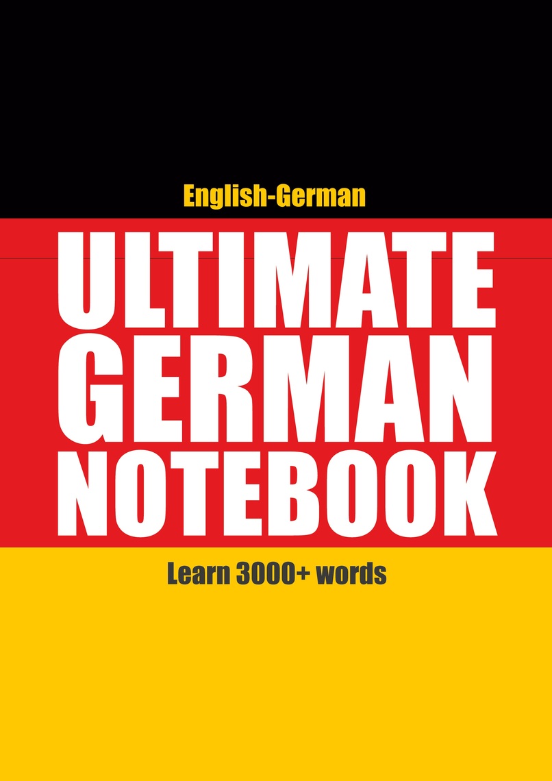 Read Ultimate German Notebook Online by Kristian Muthugalage Books