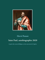 Saint Paul, autobiographie 2020: A partir des textes bibliques et des souvenirs de l'apôtre