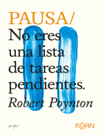 Pausa: No eres una lista de tareas pendientes