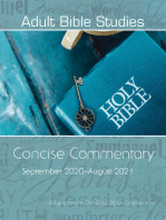 Adult Bible Studies Concise Commentary September 2020-August 2021
