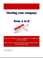 Starting a Company From A to Z