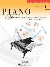 Level 4 - Sightreading Book: Piano Adventures®