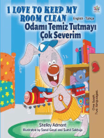 I Love to Keep My Room Clean Odamı Temiz Tutmayı Çok Severim: English Turkish Bilingual Collection