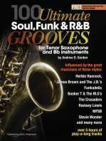 100 Ultimate Soul, Funk and R&B Grooves for Tenor Saxophone and Bb instruments: 100 Ultimate Soul, Funk and R&B Grooves