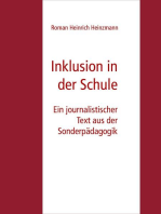 Inklusion in der Schule: Ein journalistischer Text aus der Sonderpädagogik