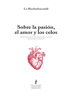 Sobre la pasión, el amor y los celos