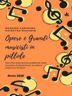 Opere e Grandi Musicisti in pillole