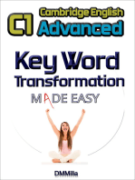 C1 Advanced: Key Word Transformation Made Easy