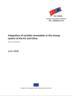 Integration of Variable Renewables in the Energy System of the EU and China: Policy Considerations: Joint Statement Report Series, #2020