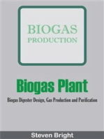 Biogas Plant: Biogas Digester Design, Gas Production and Purification