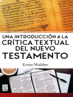 Una introducción a la crítica textual del Nuevo Testamento
