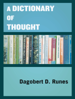 A Dictionary of Thought