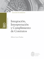 Integración, interpretación y cumplimiento de contratos