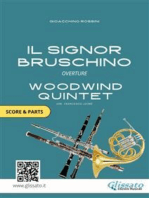 Il Signor Bruschino overture: Woodwind Quintet (score & parts): intermediate level