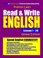 Preston Lee's Read & Write English Lesson 1: 20 For Global Edition