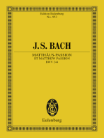 St Matthew Passion: BWV 244