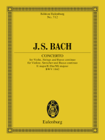 Violin Concerto, E major: BWV 1042