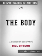 The Body: A Guide for Occupants by Bill Bryson: Conversation Starters