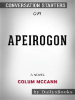 Apeirogon: A Novel by Colum McCann: Conversation Starters