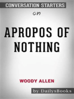 Apropos of Nothing by Woody Allen: Conversation Starters