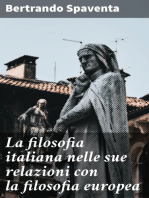 La filosofia italiana nelle sue relazioni con la filosofia europea