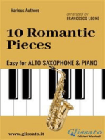 10 Romantic Pieces - Easy for Alto Saxophone and Piano