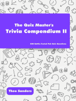 The Pub Quiz Master's Trivia Compendium II