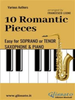 10 Romantic Pieces - Easy for Soprano/Tenor Sax and Piano