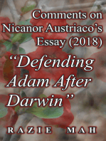 Comments on Nicanor Austriaco’s Essay (2018) "Defending Adam After Darwin"
