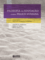 Filosofia da educação como práxis humana: Homenagem a Antônio Joaquim Severino