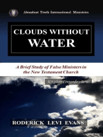 Clouds Without Water: A Brief Study of False Ministers in the New Testament Church