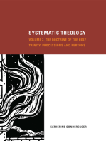 Systematic Theology: The Doctrine of the Holy Trinity: Processions and Persons