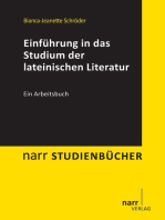 Einführung in das Studium der lateinischen Literatur