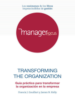 Resumen de Transforming the Organization de Francis J. Gouillart y James N. Kelly