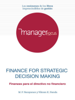 Resumen de Finance for Strategic Decision Making de M. P. Narayanan y Vikram K. Nanda