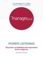 Resumen de Power Listening de Bernard T. Ferrari