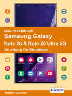 Das Praxisbuch Samsung Galaxy Note 20 & Note 20 Ultra 5G - Anleitung für Einsteiger